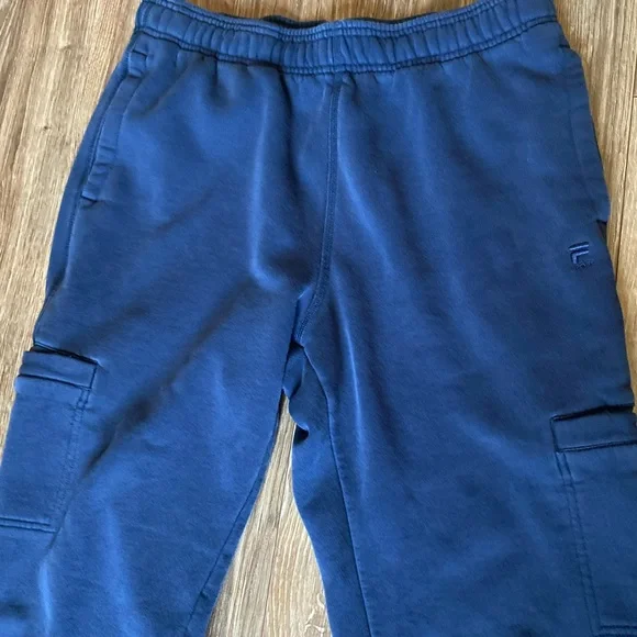 Fila Men’s Dark Blue Joggers - Picture 2 of 8